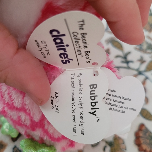 NWT Claire's exclusive pink owl bubbly - Picture 4 of 6